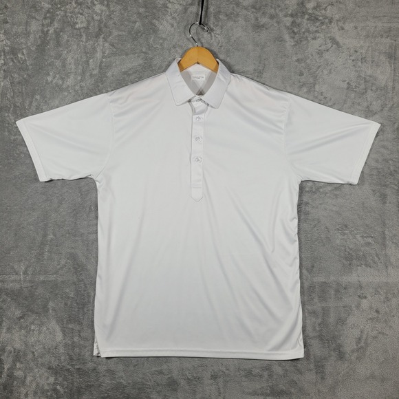 Collars & Co. Other - Collars & Co Polo Shirt Mens XL White Performance Dress Collar Stretch Casual